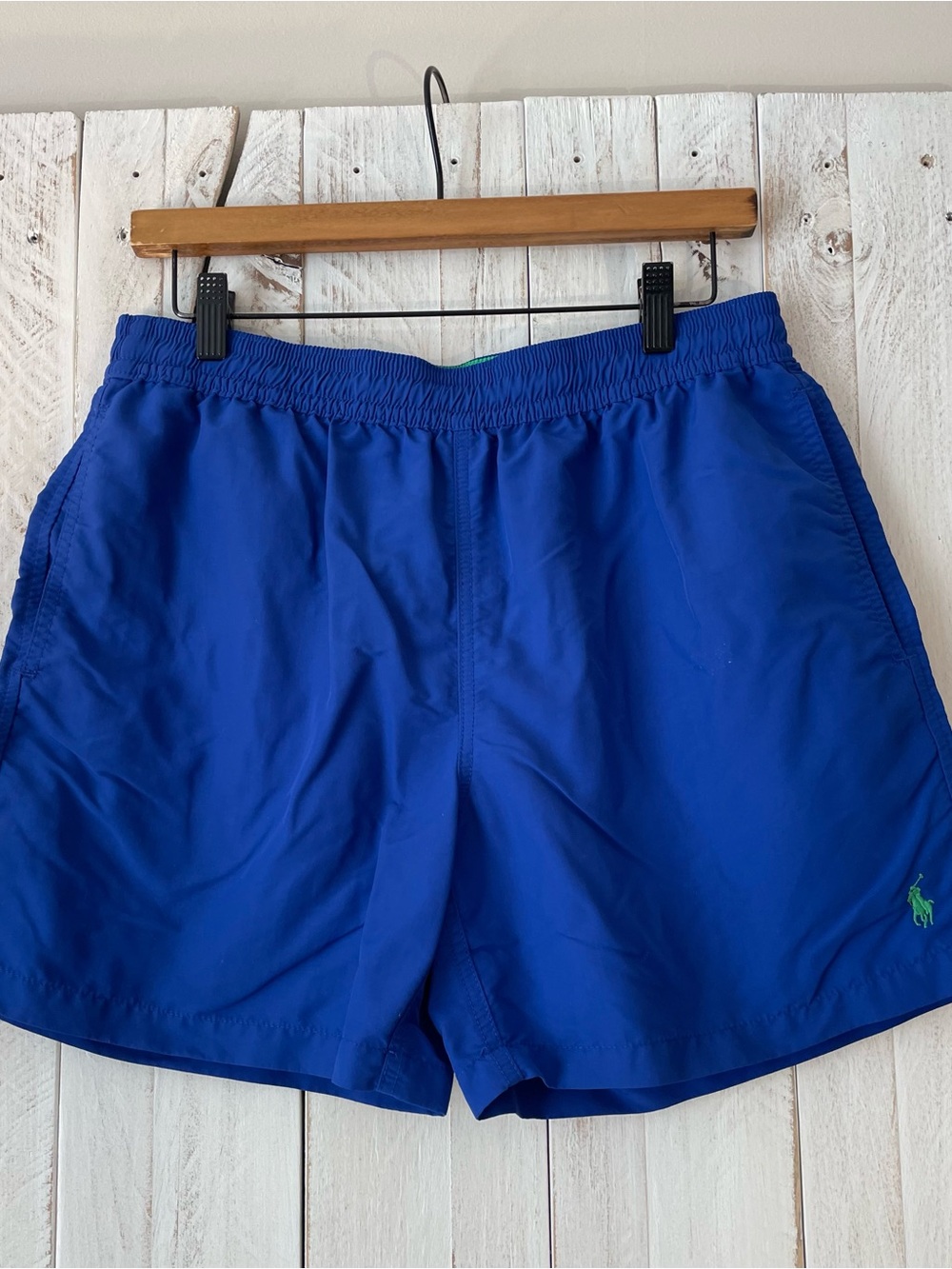 Polo Ralph Lauren Blue Swim Shorts Men’s Medium Mesh Lined Beach Pool
